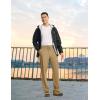 imageTBMPOY Mens Hiking Pants Lightweight Quick Dry 3 Pockets Travel Fishing WaterResistant Athletic Workout SweatpantsKhaki Green