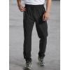 imageTBMPOY Mens Hiking Pants Quick Dry Lightweight Travel Track Running Active Jogger Sweatpants with PocketsB20blackGrey