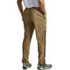 imageTBMPOY Mens Hiking Pants Quick Dry Lightweight Travel Track Running Active Jogger Sweatpants with PocketsB23khakiBlack