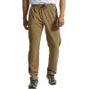 imageTBMPOY Mens Hiking Pants Quick Dry Lightweight Travel Track Running Active Jogger Sweatpants with PocketsB23khakiBlack