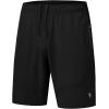 imageTBMPOY Mens Hiking Shorts Lightweight Outdoor Sports Shorts 7quot Quick Dry Athletic Running Gym Shorts with Zipper PocketsBlack