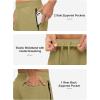 imageTBMPOY Mens Hiking Shorts Lightweight Outdoor Sports Shorts 7quot Quick Dry Athletic Running Gym Shorts with Zipper PocketsKhaki