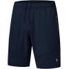imageTBMPOY Mens Hiking Shorts Lightweight Outdoor Sports Shorts 7quot Quick Dry Athletic Running Gym Shorts with Zipper PocketsNavy