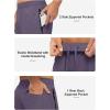 imageTBMPOY Mens Hiking Shorts Lightweight Outdoor Sports Shorts 7quot Quick Dry Athletic Running Gym Shorts with Zipper PocketsPurple Gray