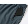 imageTBMPOY Mens Hiking Shorts Quick Dry Athletic Gym Workout Short with Zipper PocketsC16cool Grey