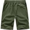 imageTBMPOY Mens Hiking Shorts Quick Dry Athletic Gym Workout Short with Zipper PocketsC19army Green
