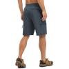 imageTBMPOY Mens Hiking Shorts with 5 Zip Pockets 9 Lightweight Outdoor Work Athletic Travel Short for Men Casual RunningCool Grey