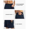 imageTBMPOY Mens Hiking Shorts with 5 Zip Pockets 9 Lightweight Outdoor Work Athletic Travel Short for Men Casual RunningNavy