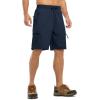 imageTBMPOY Mens Hiking Shorts with 5 Zip Pockets 9 Lightweight Outdoor Work Athletic Travel Short for Men Casual RunningNavy