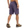 imageTBMPOY Mens Hiking Shorts with 5 Zip Pockets 9 Lightweight Outdoor Work Athletic Travel Short for Men Casual RunningPurple Grey