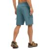 imageTBMPOY Mens Hiking Shorts with 5 Zip Pockets 9 Lightweight Outdoor Work Athletic Travel Short for Men Casual RunningStone Blue