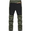 imageTBMPOY Mens Hiking Work Cargo Pants Lightweight Waterproof Quick Dry Outdoor Mountain Pant Fishing Camping1green