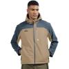 imageTBMPOY Mens Hooded Softshell Jacket Waterproof Windproof Ski Hiking Outerwear Fleece Lined Winter Coat3khaki