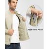 imageTBMPOY Mens Light Jackets Waterproof Bomber Work Jacket Causal Windbreaker Full Zip Golf Dress Outwear CoatsBeige02 Style