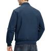 imageTBMPOY Mens Light Jackets Waterproof Bomber Work Jacket Causal Windbreaker Full Zip Golf Dress Outwear CoatsBlue02 Style