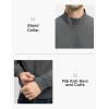 imageTBMPOY Mens Light Jackets Waterproof Bomber Work Jacket Causal Windbreaker Full Zip Golf Dress Outwear CoatsGrey02 Style