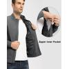 imageTBMPOY Mens Light Jackets Waterproof Bomber Work Jacket Causal Windbreaker Full Zip Golf Dress Outwear CoatsGrey02 Style