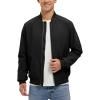 imageTBMPOY Mens Lightweight Bomber Jackets Light Track Jackets Casual Summer Windbreaker Outdoor Golf Fashion Coat for MenA2blackorange