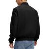 imageTBMPOY Mens Lightweight Bomber Jackets Light Track Jackets Casual Summer Windbreaker Outdoor Golf Fashion Coat for MenA2blackorange