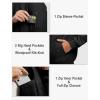 imageTBMPOY Mens Lightweight Bomber Jackets Light Track Jackets Casual Summer Windbreaker Outdoor Golf Fashion Coat for MenA2blackorange