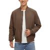imageTBMPOY Mens Lightweight Bomber Jackets Light Track Jackets Casual Summer Windbreaker Outdoor Golf Fashion Coat for MenA2dark Coffee