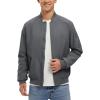 imageTBMPOY Mens Lightweight Bomber Jackets Light Track Jackets Casual Summer Windbreaker Outdoor Golf Fashion Coat for MenA2dark Grey