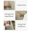 imageTBMPOY Mens Lightweight Bomber Jackets Light Track Jackets Casual Summer Windbreaker Outdoor Golf Fashion Coat for MenA2khaki