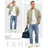 imageTBMPOY Mens Lightweight Bomber Jackets Light Track Jackets Casual Summer Windbreaker Outdoor Golf Fashion Coat for MenA2khaki
