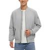 imageTBMPOY Mens Lightweight Bomber Jackets Light Track Jackets Casual Summer Windbreaker Outdoor Golf Fashion Coat for MenA2light Grey