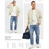 imageTBMPOY Mens Lightweight Bomber Jackets Light Track Jackets Casual Summer Windbreaker Outdoor Golf Fashion Coat for MenA2light Khaki