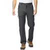 imageTBMPOY Mens Lightweight Hiking Travel Pants 5 Zip Pockets Stretch Quick Dry Work Pant Cargo Outdoor Camping FishingDark Grey