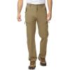 imageTBMPOY Mens Lightweight Hiking Travel Pants 5 Zip Pockets Stretch Quick Dry Work Pant Cargo Outdoor Camping FishingKhaki