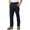 imageTBMPOY Mens Lightweight Hiking Travel Pants 5 Zip Pockets Stretch Quick Dry Work Pant Cargo Outdoor Camping FishingNavy