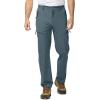 imageTBMPOY Mens Lightweight Hiking Travel Pants 5 Zip Pockets Stretch Quick Dry Work Pant Cargo Outdoor Camping FishingStone Blue