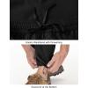 imageTBMPOY Mens Lightweight Hiking Travel Pants Cargo Pockets Quick Dry Stretch Water Resistant Fishing Outdoor WorkBlack
