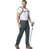 imageTBMPOY Mens Lightweight Hiking Travel Pants Cargo Pockets Quick Dry Stretch Water Resistant Fishing Outdoor WorkCold Grey