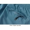 imageTBMPOY Mens Lightweight Hiking Travel Pants Cargo Pockets Quick Dry Stretch Water Resistant Fishing Outdoor WorkGrey Blue
