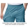 imageTBMPOY Mens Lightweight Hiking Travel Pants Cargo Pockets Quick Dry Stretch Water Resistant Fishing Outdoor WorkGrey Blue