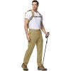 imageTBMPOY Mens Lightweight Hiking Travel Pants Cargo Pockets Quick Dry Stretch Water Resistant Fishing Outdoor WorkKhaki