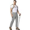 imageTBMPOY Mens Lightweight Hiking Travel Pants Cargo Pockets Quick Dry Stretch Water Resistant Fishing Outdoor WorkLight Grey