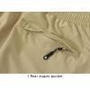 imageTBMPOY Mens Lightweight Hiking Travel Pants Cargo Pockets Quick Dry Stretch Water Resistant Fishing Outdoor WorkLight Khaki