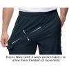 imageTBMPOY Mens Lightweight Hiking Travel Pants Cargo Pockets Quick Dry Stretch Water Resistant Fishing Outdoor WorkNavy