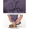 imageTBMPOY Mens Lightweight Hiking Travel Pants Cargo Pockets Quick Dry Stretch Water Resistant Fishing Outdoor WorkPurple Grey