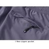 imageTBMPOY Mens Lightweight Hiking Travel Pants Cargo Pockets Quick Dry Stretch Water Resistant Fishing Outdoor WorkPurple Grey