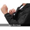 imageTBMPOY Mens Lightweight Rain Jackets Waterproof Raincoat with Hood Running Cycling Hiking Outdoor Windbreaker1black