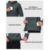 imageTBMPOY Mens Lightweight Rain Jackets Waterproof Raincoat with Hood Running Cycling Hiking Outdoor Windbreaker3dark Grey