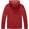 imageTBMPOY Mens Lightweight Rain Jackets Waterproof Raincoat with Hood Running Cycling Hiking Outdoor Windbreaker4wine Red