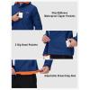 imageTBMPOY Mens Lightweight Rain Jackets Waterproof Raincoat with Hood Running Cycling Hiking Outdoor Windbreaker5royal Blue