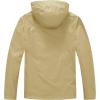 imageTBMPOY Mens Lightweight Rain Jackets Waterproof Raincoat with Hood Running Cycling Hiking Outdoor Windbreaker6khaki