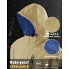 imageTBMPOY Mens Lightweight Rain Jackets Waterproof Raincoat with Hood Running Cycling Hiking Outdoor Windbreaker6khaki